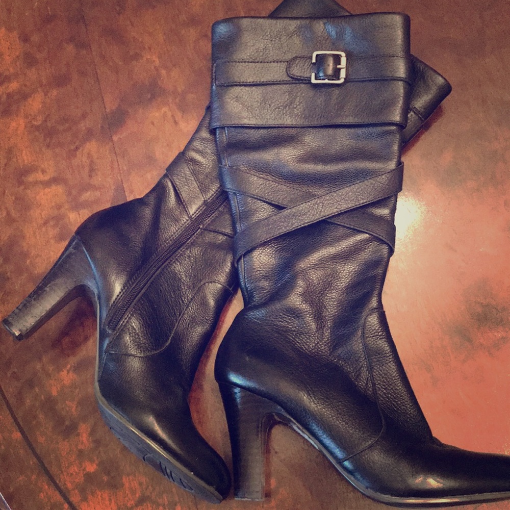 Nine West tall Black boots.